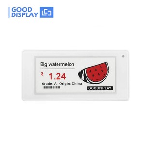 Étiquette de prix numérique E-ink E-paper pour étagère de supermarché, 2,9 pouces, Bluetooth, ET0290, prix abordable - Product Image 1