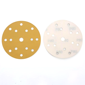 Disco Abrasivo in Ossido di Alluminio 150mm con 15 Fori per Metallo e Legno, Utensili Abrasivi - Product Image 3