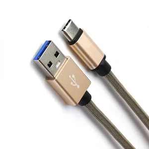 Note10 Fabric Cord 1m 3a Charger Data Cables China Fish net Weave Pd Charging Original Type-c Nylon Type C Usb Cable Braided