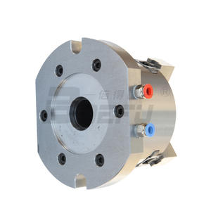 Mandrin hydraulique pneumatique vertical Bentford Kl04 à 3 mors en acier, force de serrage 11 kN, poids 8,5 kg - Product Image 1