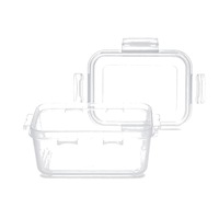 Boîte de préparation de repas de 24 oz avec couvercle à quatre verrous