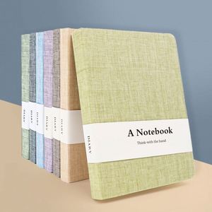 High Quality OEM Spiral <b>Journal</b> Recycled White Lined Paper Branded Ute Composition Pu Leather Custom Printing Notebook - Product Image 3