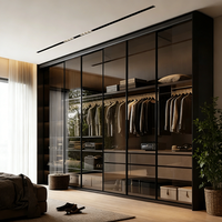 Armoire portable moderne en bois de luxe sur mesure BALOM, armoire de chambre à coucher, armoire en bois moderne, armoires de chambre