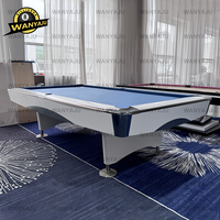 Günstiger Preis Massivholz Schiefer bett American 9 Ball Pool Billardtisch 9ft