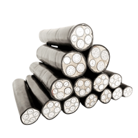 Kabel Listrik Udara JKV Aerial XLPE Berisolasi Konduktor Aluminium IP44 6kV Jaringan Distribusi Pedesaan dan Perkotaan