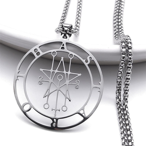 Collar con Símbolo del Demonio <span class=keywords><strong>Goetia</strong></span>, Collares de Acero Inoxidable al por Mayor, Collar de Oro Personalizable, Joyería de Escorpión - Product Image 4