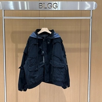 Veste chaude pour homme de haute qualité, style Broken Moon, effet vieilli, épaisse, vintage, surdimensionnée, avec fermeture éclair et capuche