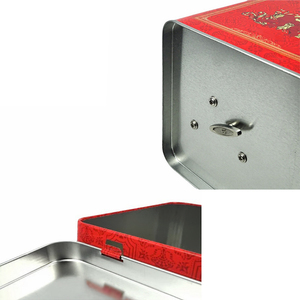 Boîtes de mélodies imprimées sur mesure Rectangle en fer blanc couvercle à charnière pot de mélodie de bonbons cadeau de Noël boîte musicale carrée en étain boîte à musique - Product Image 4