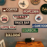 Personnalisé de haute qualité 10*40 CM Vintage Slogan café salon métal étain signes maison Restaurant jeu décor avec prix d'usine