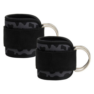 Sangle de cheville de gym personnalisable avec logo – Néoprène épais 7 mm, fermeture auto-agrippante antidérapante, protection professionnelle légère pour l'entraînement avec câbles - Product Image 6