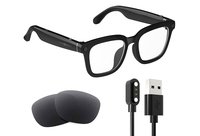 Lunettes Intelligentes avec Casque Audio Sans Fil, Traduction IA, Lunettes de Soleil Meta, Commande Vocale