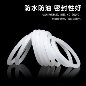 Anillo de Sellado de Silicona Bssls, Diámetro del Alambre de 1.5 mm, Diámetro Interior de 4-100 mm, Sellos de Grado Alimenticio - Product Image 2