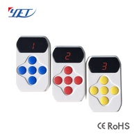 YET2127 Télécommande de porte de garage 280-868mhz, duplicateur de télécommande, clonage face à face avec charge USB