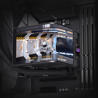 Nouveau refroidisseur d'eau pour processeur ICE REALM VISION 360 BK ARGB à écran incurvé, refroidissement liquide, Intel LGA115X/1200/1700/1851 AMD, pour jeux sur ordinateur