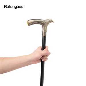 Bâton de marche Rufengbao Eagle Head avec poignée en métal, en acier carbone, pour la randonnée en extérieur - Product Image 5
