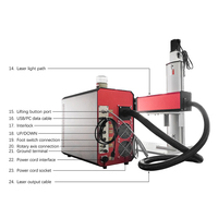 JPT-máquina de grabado láser, 30W, 50W, 60W, 80W, fibra xtool d1 pro, para todos los materiales