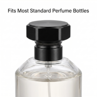 Capsules de parfum de luxe personnalisées en acier inoxydable argenté, finitions miroir/mates/brossées, anti-déversement, usinage par électroérosion à fil