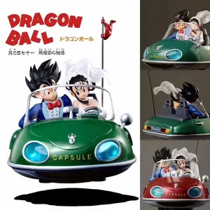 Figuras de acción de Super Goku ChiChi, DBZ, con lámpara Led, coche de boda, DBZ, Goku, regalo de modelo de juguete, gran oferta, 20cm