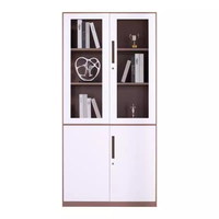 Armoire de bureau moderne en acier, classeur de documents, casier de rangement personnalisé, durable, grande capacité, pour usage commercial, hôtelier et domestique