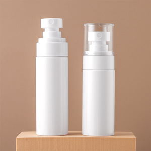 30ml 40ml 50ml 60ml 80ml PET blanco vacío redondo plástico Spray botella para el cuidado de la piel loción Crema para Achohol - Product Image 1