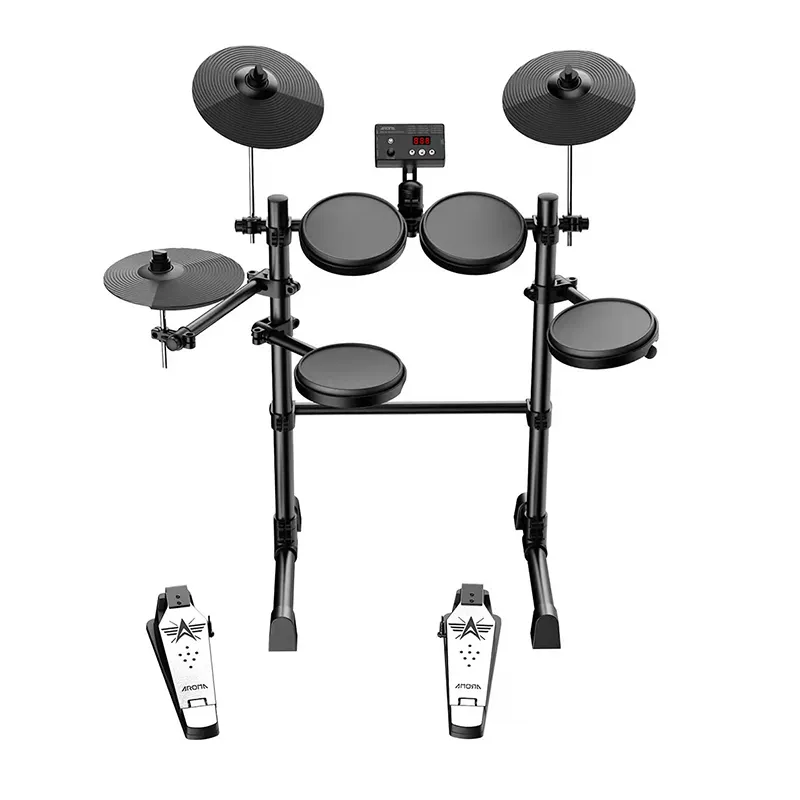 (TDX-15) Aroma Professionele Elektrische Drum Set 5 Drums 3 Bekkens Elektronische Drum Set Kinderen Of Beginners