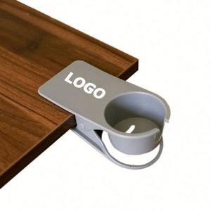 Creative Desk Cup Holder Clip, Desktop Organizer Clamp for Drinks, Phone and Small Items, Wholesale Promotional Gift - Product Image 1