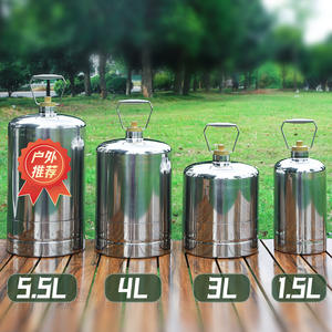 Bouteille de gaz rechargeable en acier inoxydable, diamètre extérieur de 111 mm, pour le camping en plein air, utilisation en haute altitude, matériau SUS304 - Product Image 5