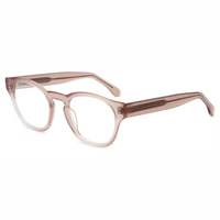 Monture de lunettes élégante et classique en acétate du fabricant, design imprimé tendance, lunettes universelles pour adultes, légères et ornées de diamants
