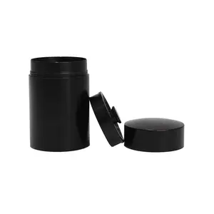 流行的空圆形蜡烛铝锡罐带盖铝锡罐，用于茶叶包装