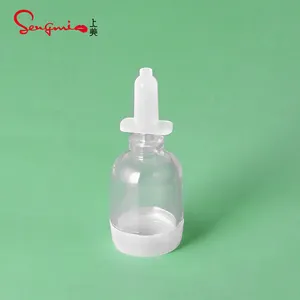 Frasco tubular ampola de 10ml, ampola de plástico vazio para injeção de líquido, cosmético, ampola