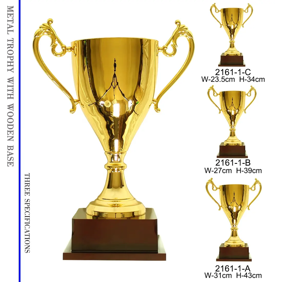 Трофейный Кубок чемпионата Европы по футболу, футбольные трофеи и медали Copa Trofeo, металлический наградной трофей на заказ для футбола