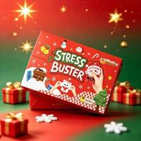 Jouet anti-stress à presser en TPR, Père Noël et Bonhomme de neige de dessin animé, à récupération lente, très populaire pour Noël