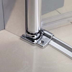 Tùy Chỉnh Arc Trượt Kéo Xử Lý Glass Tắm Màn Hình Phòng Cửa Cabin Tủ Bao Vây Phòng Tắm Cho 6Mm Tempered Rõ Ràng - Product Image 4