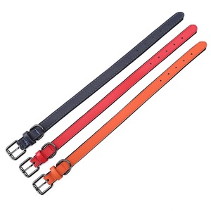 Premium Luxury Genuine Leather <b>Dog</b> <b>Collar</b> Soft Padded Fleece Lining Adjustable Heavy-Duty for <b>Small</b>/Medium Breeds - Product Image 2