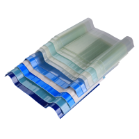 Feuille de toit transparente en plastique renforcé de fibre de verre de prix usine Frp tuile d'éclairage naturel
