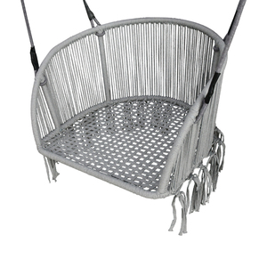 Hamaca mexicana con cojines, silla colgante, tumbona de aire - Product Image 5