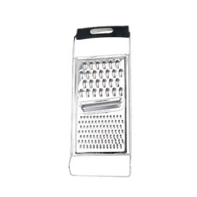 with Non-Slip Handle and Base Handheld Stainless Steel Flat Cheese Grater for Kitchen