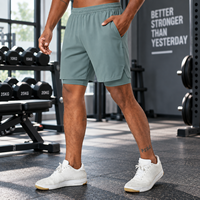 Shorts de course pour hommes, shorts de sport 2 en 1, shorts de jogging, shorts de sport à séchage rapide, shorts de gym athlétiques