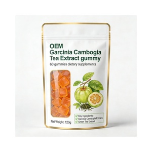 Pil Pelangsing Ekstrak Teh Hijau Label Pribadi OEM Garcinia Cambogia Pembakar Lemak - Product Image 3