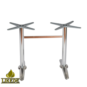 Hot Bán 304 # Thép Không Gỉ Bảng Khung Hiện Đại Đôi Chân Ống Thép Bảng Cơ Sở Giá Thấp Cho Ăn Uống Nhà Bếp Phòng Khách Sử Dụng - Product Image 1