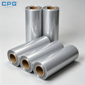 Película de Etiquetas Retráctiles PETG, Película de Manga Retráctil PETG, Alta Transparencia, Material en Rollo para Etiquetas de Botellas de Alimentos y Bebidas - Product Image 1