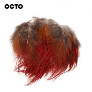 Plumes de <span class=keywords><strong>faisan</strong></span> rouge naturelles de 4 à 8 cm, 100 pièces, pour loisirs créatifs et bijoux fantaisie - Product Image 5