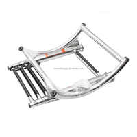 Échelle de bain marine Little Dolphin avec main courante, escalier en acier inoxydable à 4 marches pour yacht