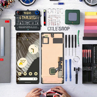 Écran LCD et numériseur 100 % originaux pour Google Pixel 7 Pro GP4BC GE2AE, assemblage complet avec cadre et câble flexible d'empreintes digitales
