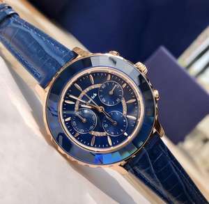 <span class=keywords><strong>Reloj</strong></span> <span class=keywords><strong>de</strong></span> <span class=keywords><strong>Mujer</strong></span> Estilo Coreano <span class=keywords><strong>de</strong></span> Fábrica, Caja <span class=keywords><strong>de</strong></span> Acero Inoxidable con Diamantes, Resistente al Agua 50M, Correa <span class=keywords><strong>de</strong></span> Cuero <span class=keywords><strong>de</strong></span> Lujo, Cuarzo <span class=keywords><strong>Swarovski</strong></span> - Product Image 4