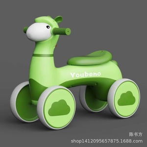 Childrens Balance Bike Baby Walker 1-3 Years Old Four Wheel Gliding Scooter With Lights And Music Twist Car - Product Image 4