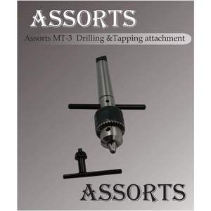 Assorted Easy Tapping Attachments Drill Chuck for Lathe Machine Tapping Drilling <b>Reaming</b>-Metric Chip Free Taps Ground Finish - Product Image 5