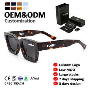 Wholesale Retro Oem Oversized Sunglasses Premium Women <strong>Sun</strong> <strong>Glasses</strong> 2026 Sunglasses Custom <strong>Square</strong> Polarized Acetate Sunglasses - Product Image 1