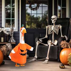 1 Conjunto de Disfraces de Gansos de Cemento de 23 Pulgadas para Decoración de Jardín, Patio y Exteriores en Halloween - Product Image 6