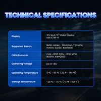Herramienta de Diagnóstico Profesional para Motocicletas UDIAG M200, Escáner de Sistema Completo para Harley, BMW, Honda, Yamaha, Suzuki, Kawasaki